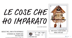 Desktop Screenshot of lecosechehoimparato.com