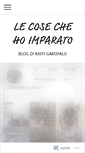 Mobile Screenshot of lecosechehoimparato.com